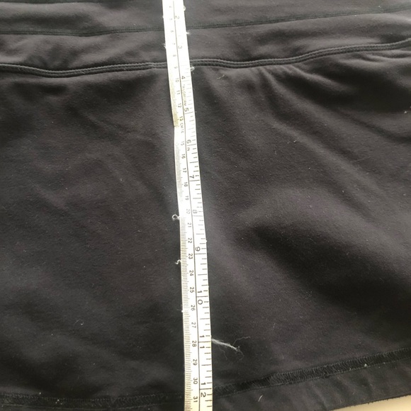 Athleta Black Tennis Running Skirt With Shorts - Picture 7 of 7